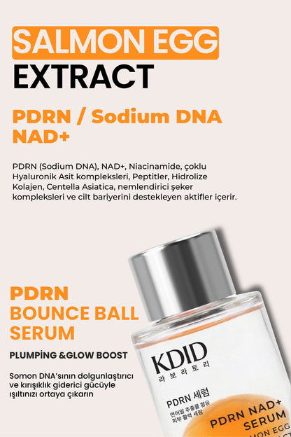 Yüksek Yoğunluklu PDRN Çift Fazlı Kapsül Teknolojili Esans Serum 30mL
