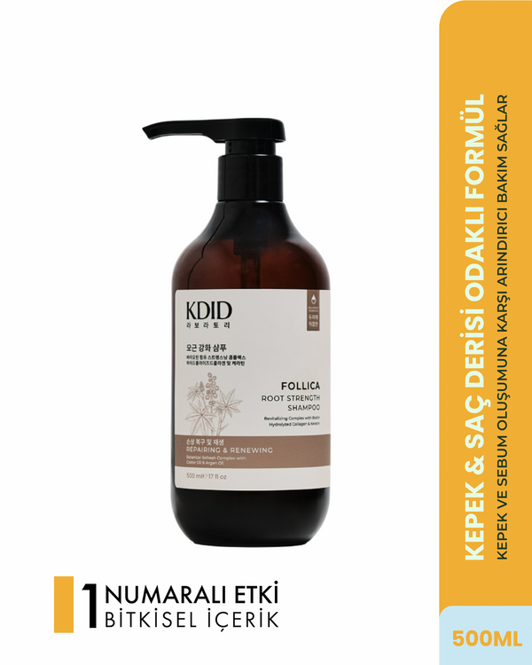 FOLLICA | Saç Dökülmesine Karşı Saç Güçlendirici Şampuan
